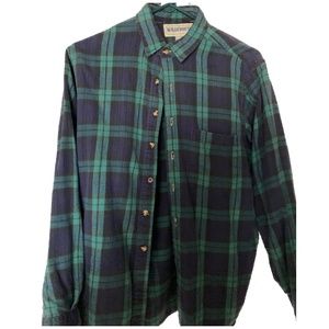 Vintage Tartan Flannel Shirt, Men's Medium